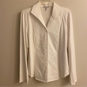 Hinson Wu White Button Down Shirt